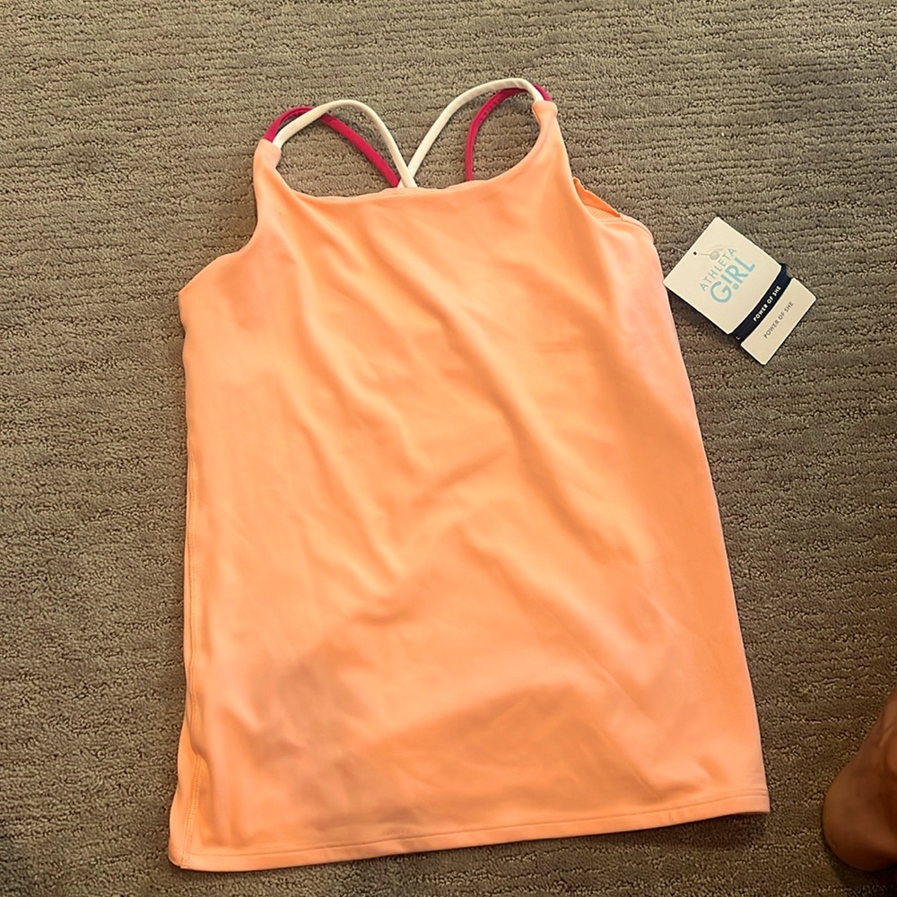 NWT Athleta Girl Criss Cross Back Tank